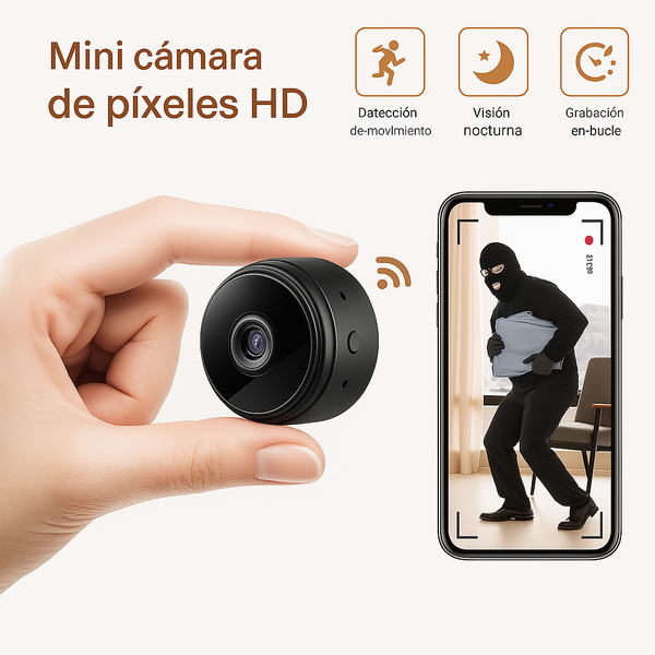 MINI CAMARA ESPÍA HD 1080p